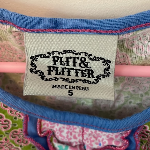 Flit & Flutter multi-colored dress - Picture 3 of 4